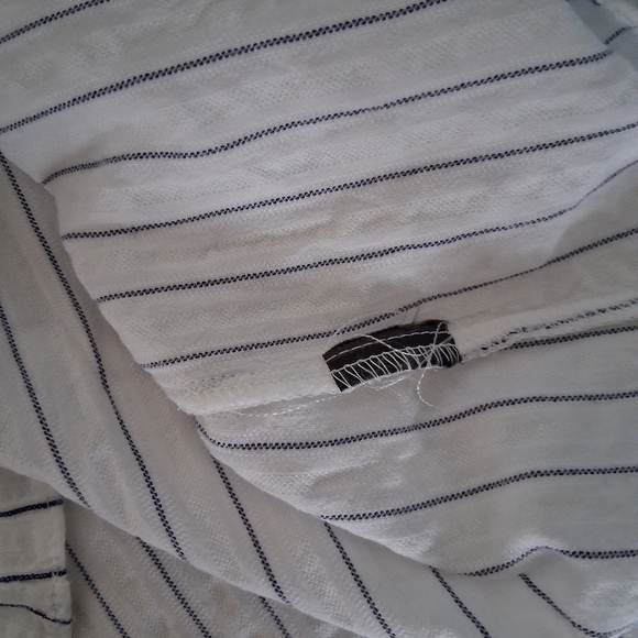 Suzy Shier/ Striped Lace Detail Sleeveless Top/ Size US M - Picture 7 of 9